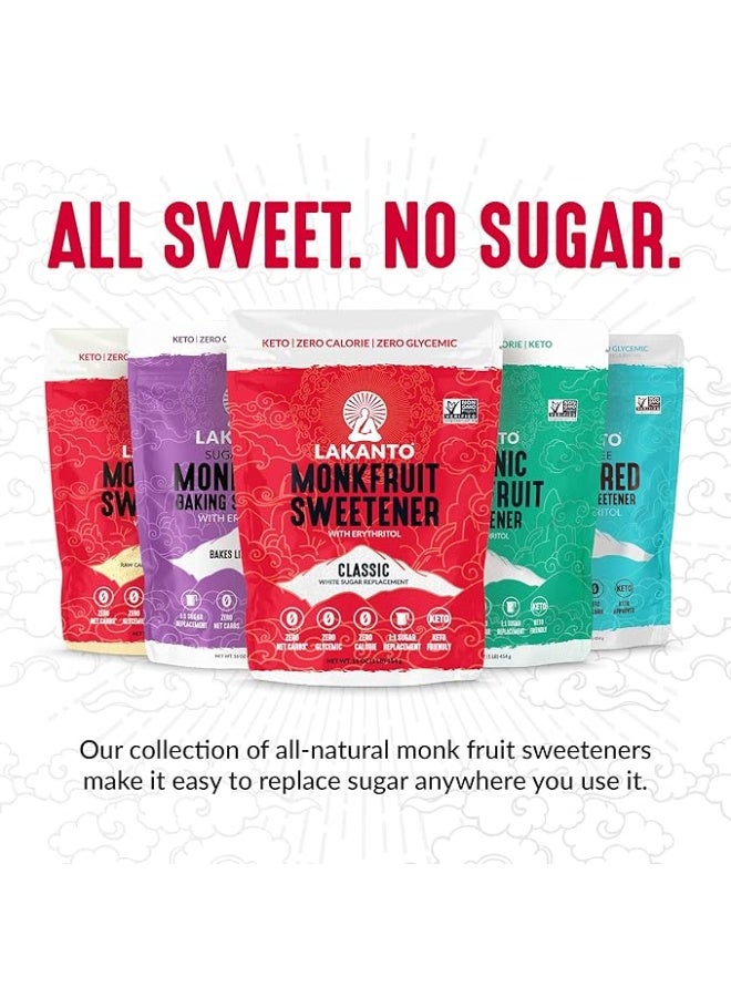 LAKANTO Monk Fruit Sweetener with Erythritol Golden 30 Sachets - Image 2